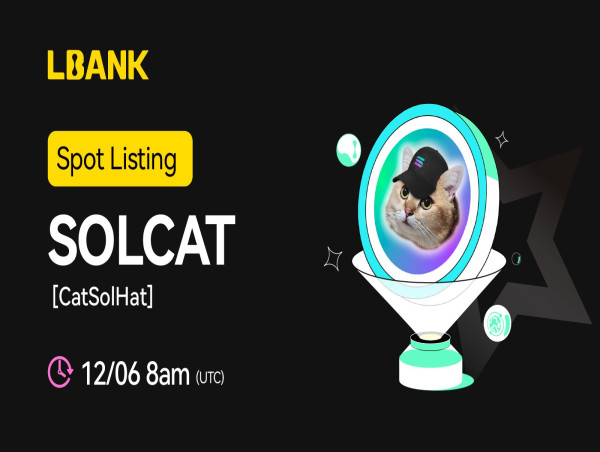  SOLCAT (CatSolHat) Will Be Listed on LBank Exchange 