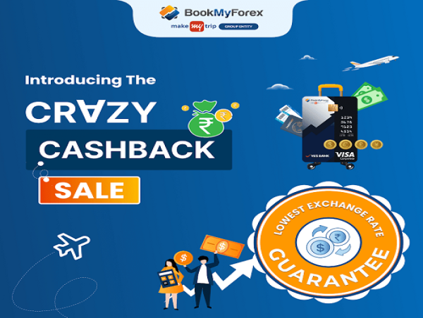  BookMyForex Launches Industry-first Lowest Rate Guarantee with 3.3 Percent Cashback on Currency Exchange 