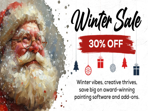 Escape Motions Announces Winter Sale: Rebelle Painting Software at 30% Off with Gift Options