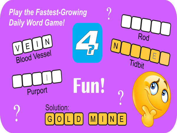  GDI introduces 4WORD™, a new Daily Word Puzzle App 