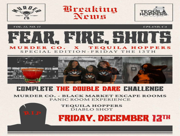  MurderCo and Tequila Hoppers Partner for a Special Friday the 13th Event 