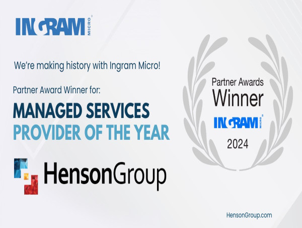  Henson Group Named Managed Services Provider of the Year at the 2024 Ingram Micro ONE Innovation Summit 