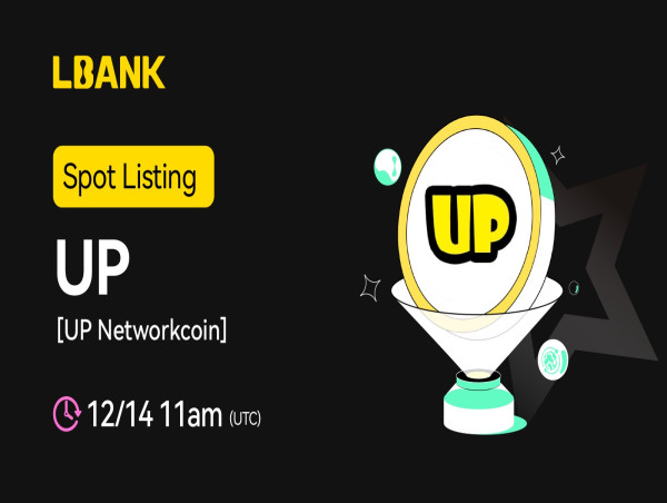  UP (UP Networkcoin) is Listed on LBank Exchange 