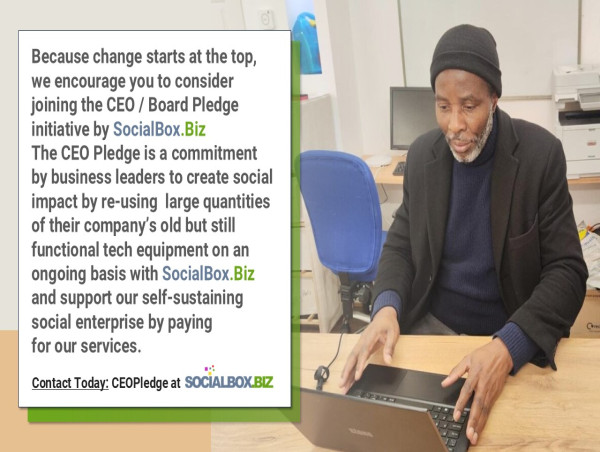 Sustainable Christmas 2024: SocialBox.Biz delivering laptops before Christmas - companies are encouraged to participate