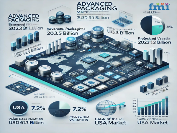  Advanced Packaging Market Set to USD 61.3 Billion by 2033, Driven by Innovations in Semiconductor and Microelectronics 