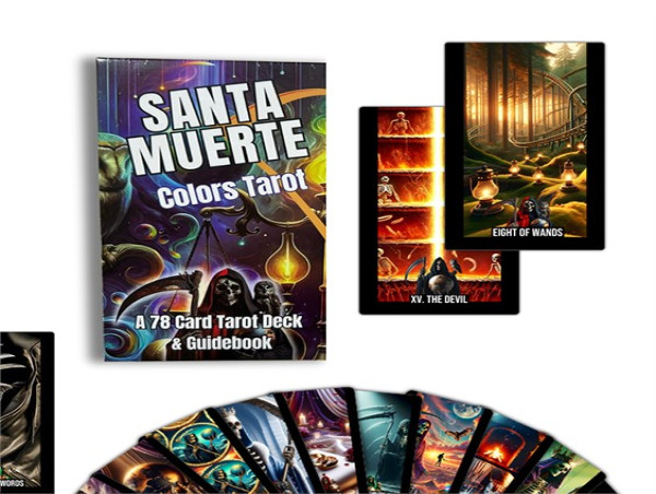  Magic Publishers Unveils Its New Product, The Santa Muerte Colors Tarot Deck 