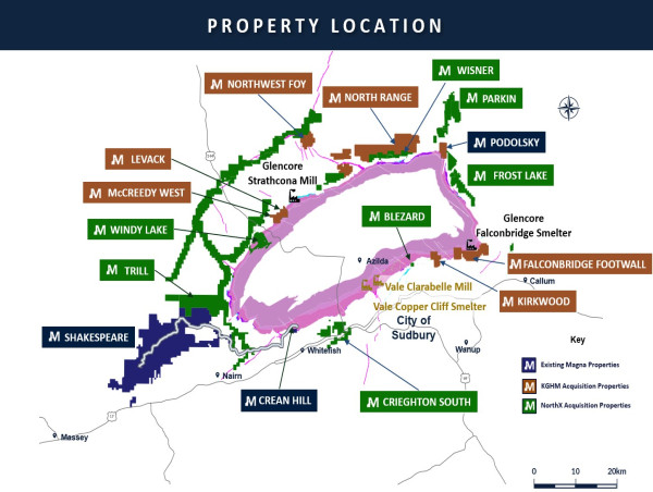  Magna Mining Acquires Additional Critical Mineral Exploration Assets in the Sudbury Basin Mining District 