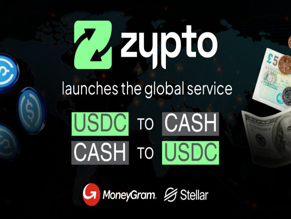  Zypto & MoneyGram Launch Global Cash-USDC Stellar Conversions 