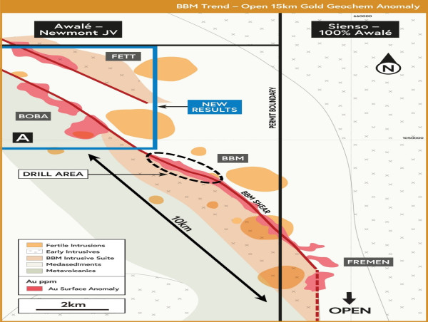  Awalé Expands BBM Trend to Over 15km with Additional Newly Defined Targets Boba and Fett 