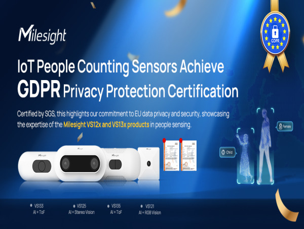  Milesight GDPR-Compliant People Counting Series Sensor - Elevating Space Intelligence with Milesight 