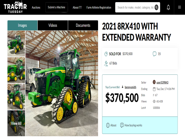  Tractor Tuesday Celebrates Successful Inaugural Auction, Eyes Future Growth 