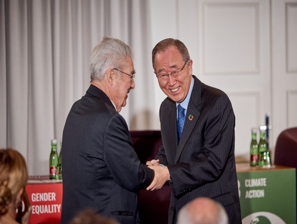  Ban Ki-moon and Heinz Fischer Inspire Call to Action at International Forum on Education and Climate in Austria 