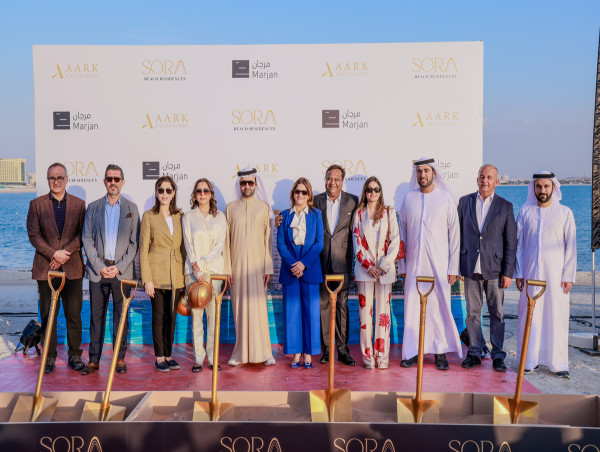  Al Marjan Island’s Iconic Project: Sora Beach Residences Breaks Ground with a Grand Ceremony 