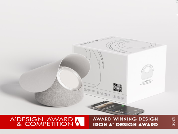  Soundmotion by Zhujun Pang Wins Iron A' Design Award in Audio Equipment Category 