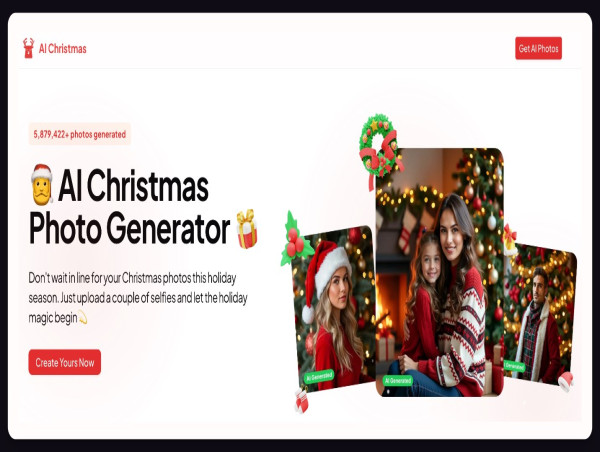  aichristmasphoto.com Announces Strong Growth, Spreading Holiday Cheer with AI Christmas Photos 