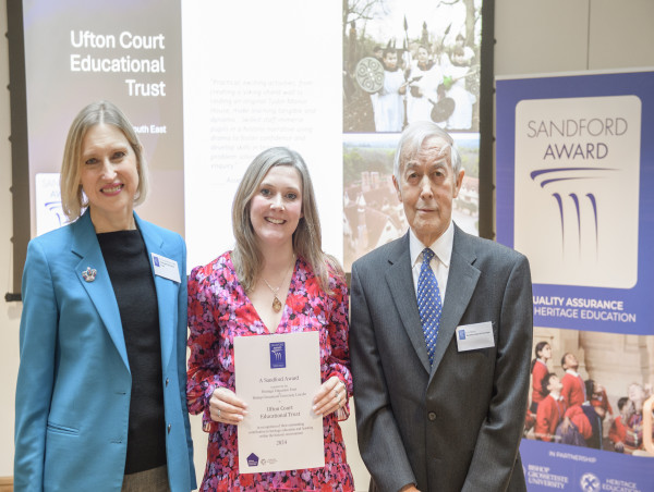  Ufton Court Celebrates Prestigious Sandford Award For Heritage Learning Excellence 