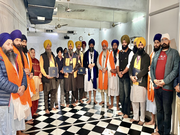  Sikh Reference Library USA Honors Kavisars (Warrior Poem Singers) with Gold Medals in Sri Amritsar Sahib 