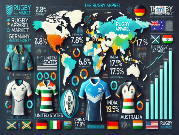  Global Rugby Apparel Market to Hit USD 3,423.3 Million by 2034, Fueled by Growing Popularity and Innovation | FMI 