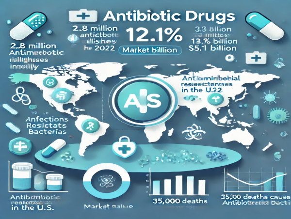  Global Antibiotic Drugs Market Set for Robust Growth, Reaching USD 64.9 Billion by 2033 | FMI 