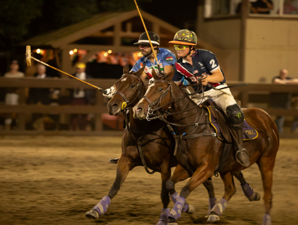  USA and India Faceoff in International Arena Polo Competition at Lakeside Polo Club 