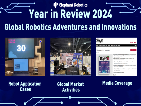  Elephant Robotics Celebrates Innovations and Global Achievements in Robotics for 2024 