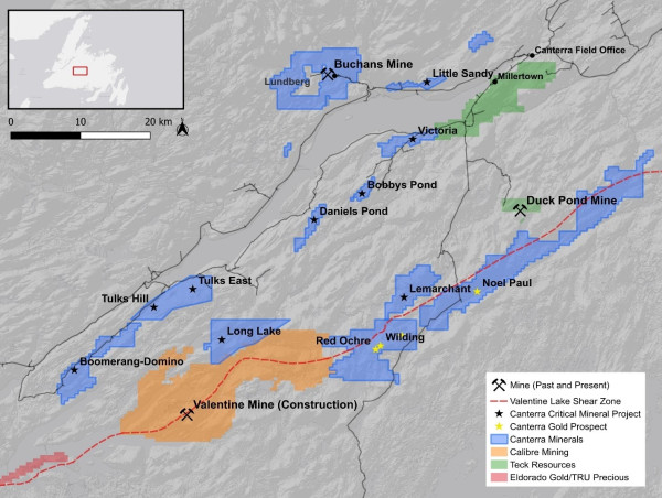  Canterra Minerals Provides End-of-Year Update on its Newfoundland Critical Minerals Projects 