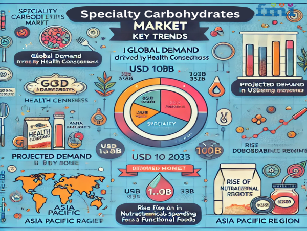  Specialty Carbohydrates Market to Hit USD 10.8 Billion by 2033 Driven by Nutritional Trends & Health-Conscious Consumers 