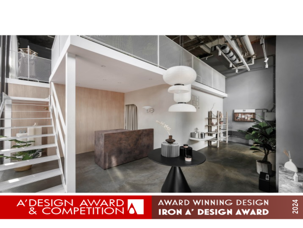  The D Showroom by Chiang Tzu-Chien Wins Iron A' Design Award in Interior Space and Exhibition Design Category 