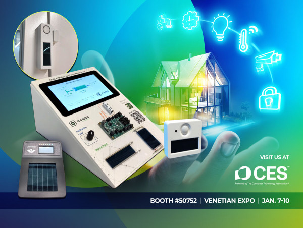  e-peas Showcases Advanced Energy Harvesting Technologies for Smart Buildings and Smart Homes at CES 2025 