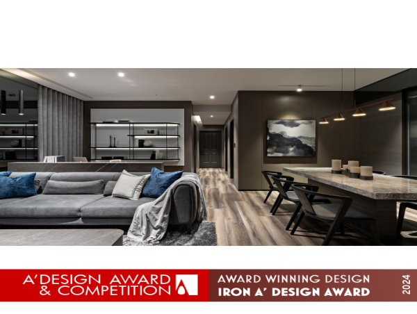  Ink Shade by DanZe Interior Design Wins Iron A' Design Award in Interior Space and Exhibition Design Category 