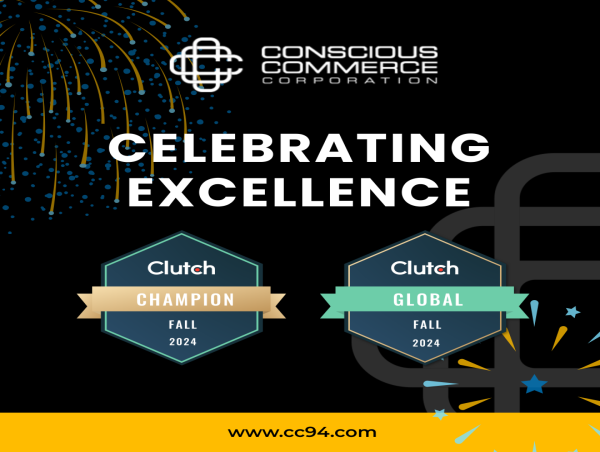  Conscious Commerce Corporation Recognized as a Clutch Global Honouree and Champion for Fall 2024 