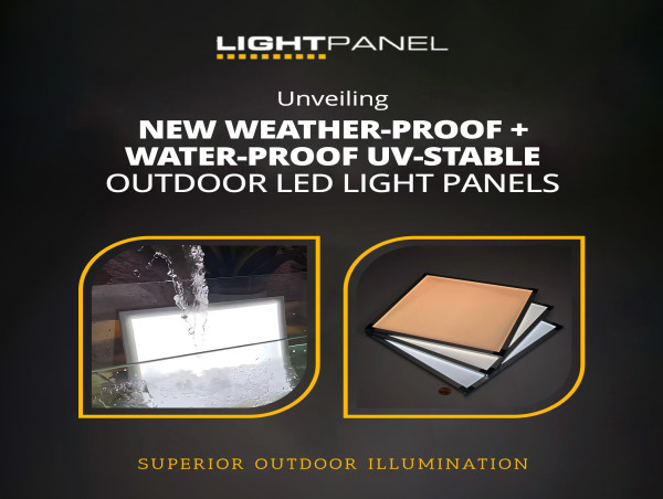  LIGHTPANEL Unveils New Weather-Proof + UV Resistant Outdoor LED Light Guide Panels 