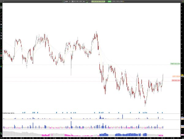  Long ALGM: Rounding Bottom Formation and Strong Fundamentals Signal Bullish Breakout 