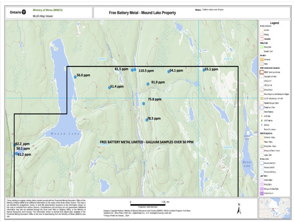  Free Battery Metal Limited Announces Gallium Values Up To 110.5 PPM 