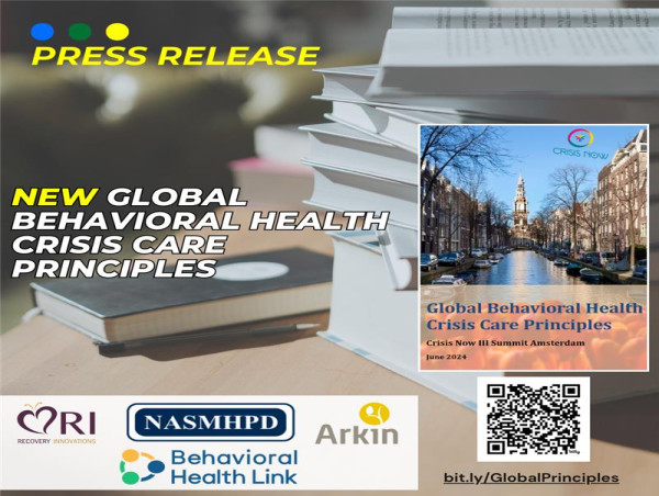  Global Crisis Care Principles Launched to Transform Behavioral Health Crisis Response Worldwide 