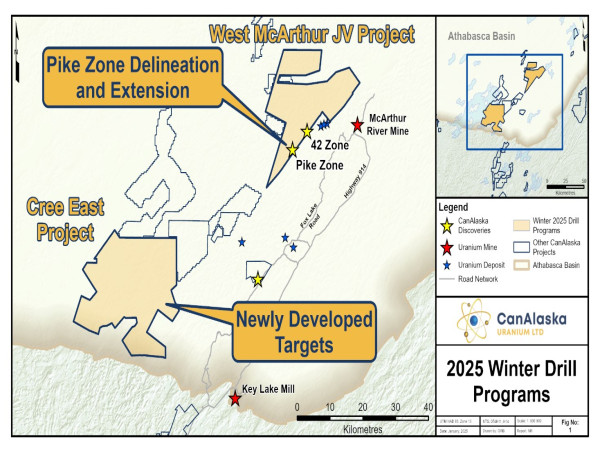  CanAlaska Plans Aggressive 2025 Exploration Program at West McArthur Joint Venture 