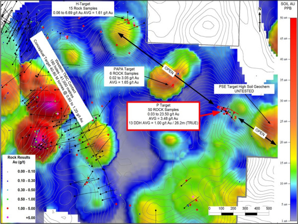  Thunder Gold Identifies New Gold Zone at Surface: Includes 1.93 g/t Au over 54.2 Metres; 2.03 g/t Au over 15.0 Metres and 3.64 g/t Au over 10.5 Metres 