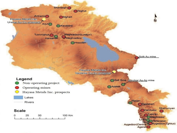  Hayasa Metals Announces Sale of 1.25% NSR over Urasar Mineral District, Armenia for US$1M 