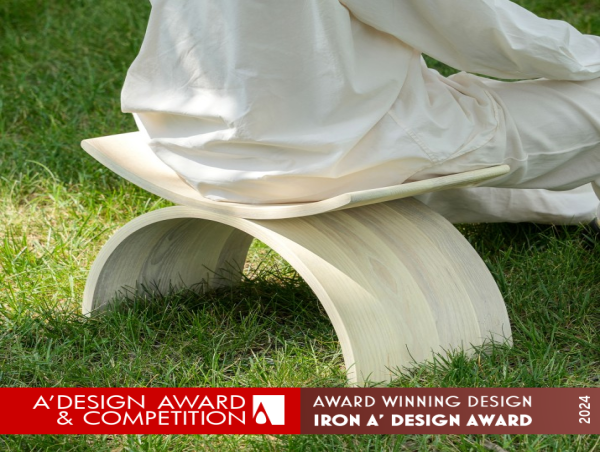  Arcstool by Li Ying Huang Wins Iron A' Design Award in Furniture Design Category 