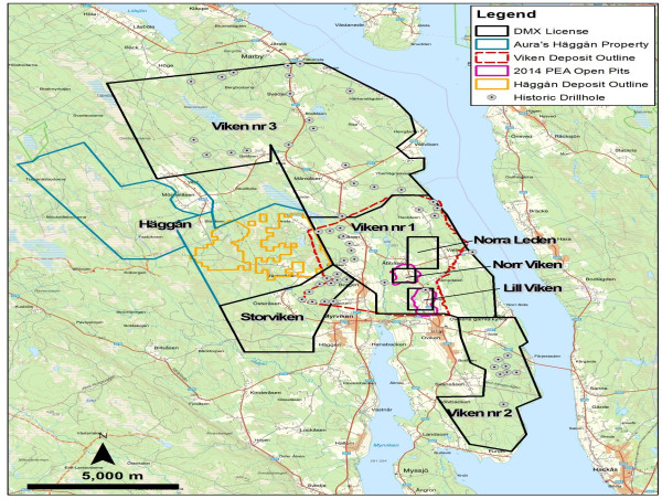  District Signs Definitive Agreement to Acquire 2.0% NSR Royalty on Viken Energy Metals Deposit in Sweden 