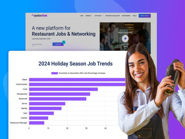  OysterLink Reveals Key Hospitality Job Trends of the Holiday Season 