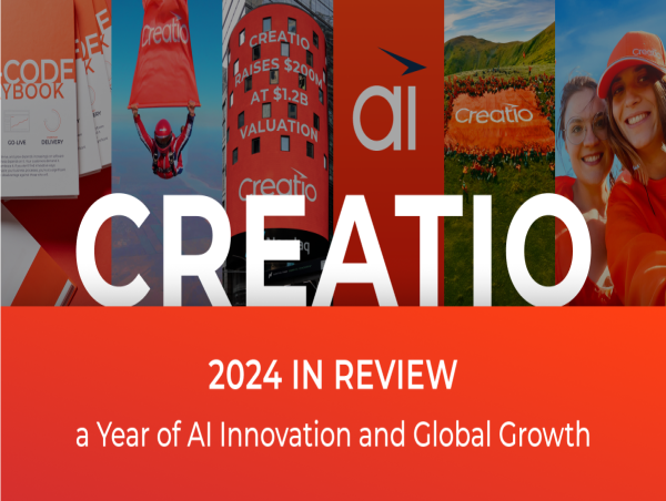  Creatio Celebrates a Breakthrough Year of AI Innovation and Global Growth 