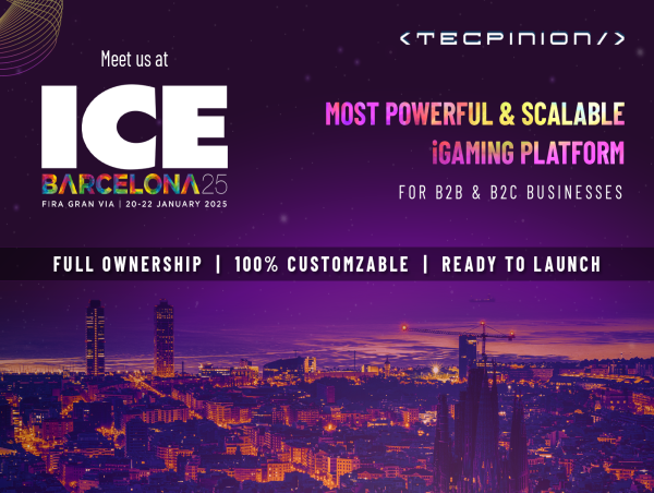  TECPINION TO SHOWCASE ITS iGAMING PLATFORM & DEV. SERVICES AT ICE BARCELONA-2025 