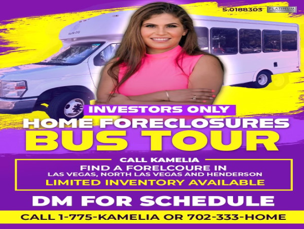  Las Vegas Realtor Kamelia Kohlmeier Offers Home Foreclosures Bus Tour For Investors 