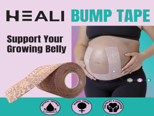  HEALI Launches HEALI BUMP: The First-to-Market Wide-Strip Kinesiology Tape Designed Exclusively for Maternity Support 