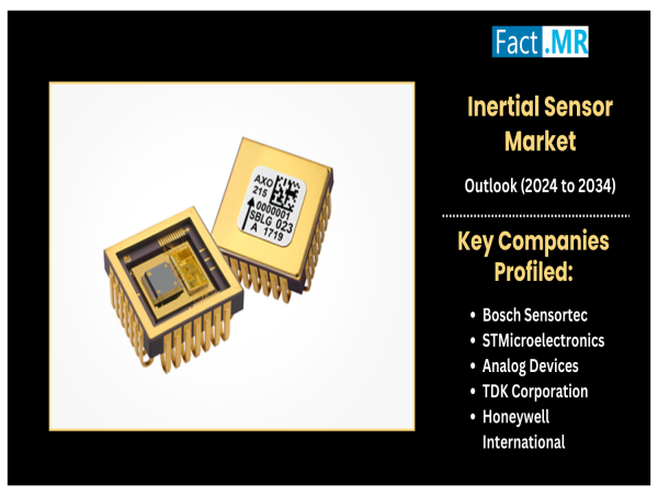 Inertial Sensors Market Set to Soar: Projected to Hit $17,819 Million by 2034 with a 9.4% CAGR