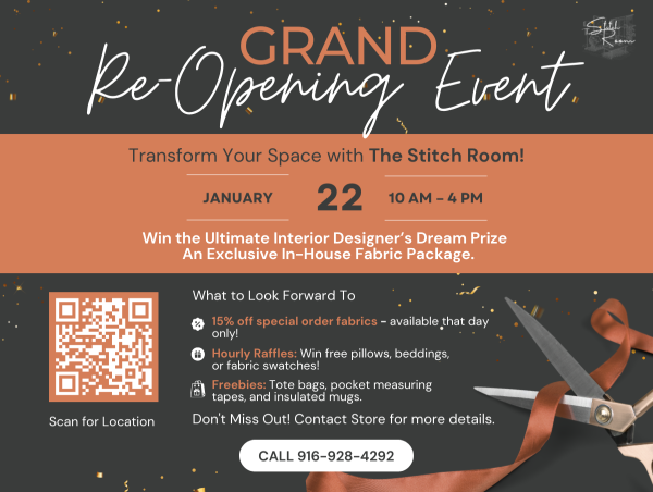 The Stitch Room Grand Re-Opening – A Celebration of Style