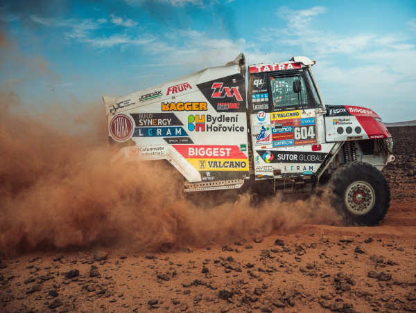 Martin Šoltys took third place in the sixth stage of the Dakar Rally