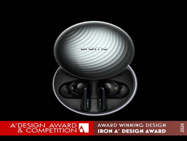  Oraimo Free Pods 5 by Shenzhen Transsion Holdings Co., Limited Wins Iron A' Design Award in Audio Equipment Category 