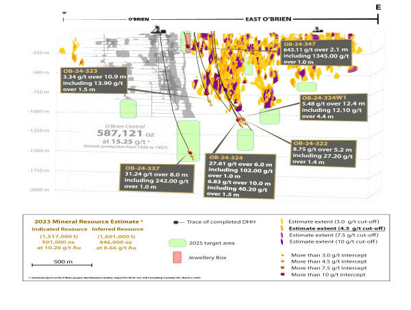  Radisson Provides 2025 Outlook and Exploration & Development Plans for the O'Brien Gold Project 